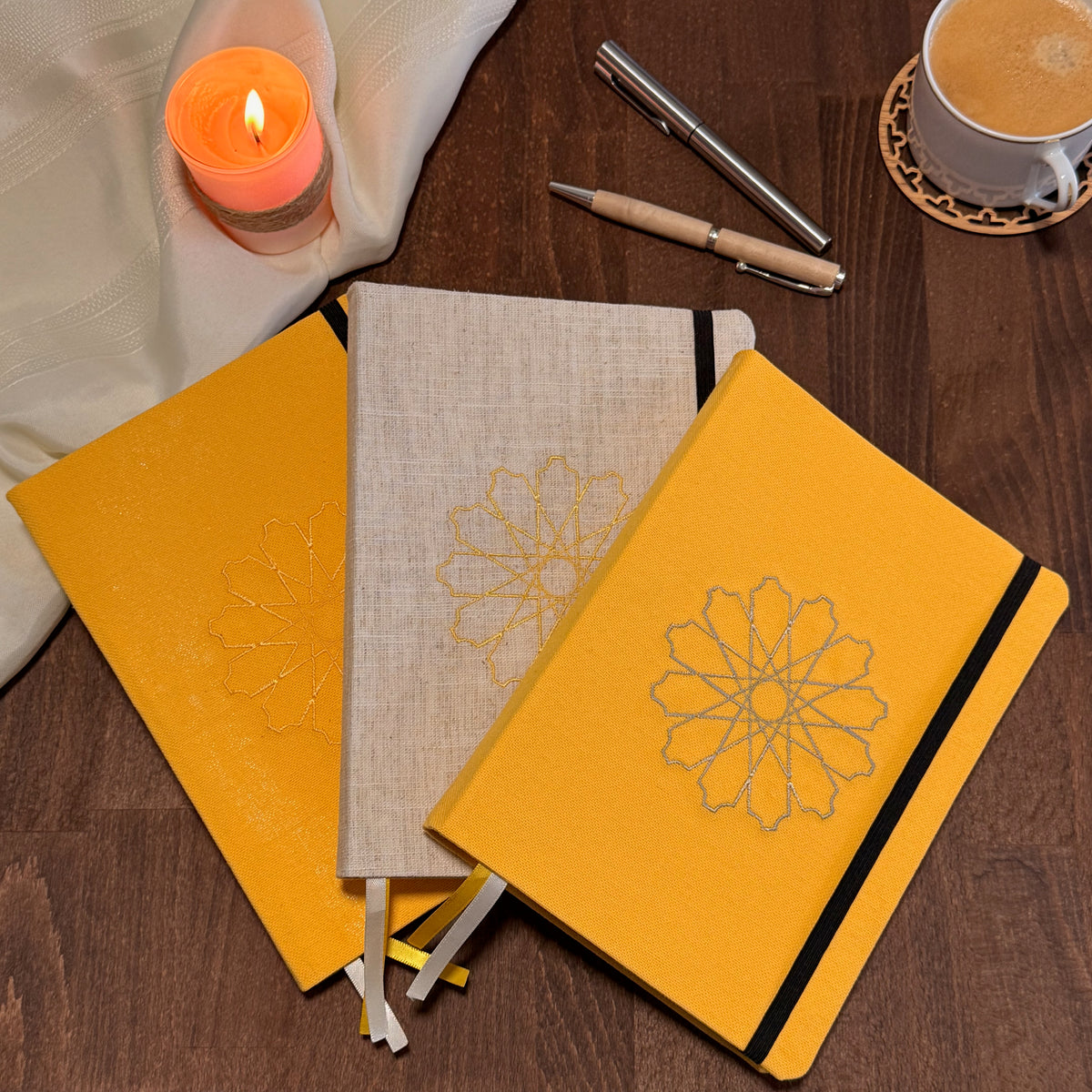 Carnet A5 - Collection Evasion Motif Ambre