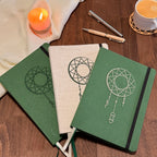 Carnet A5 - Collection Evasion Motif Emeraude