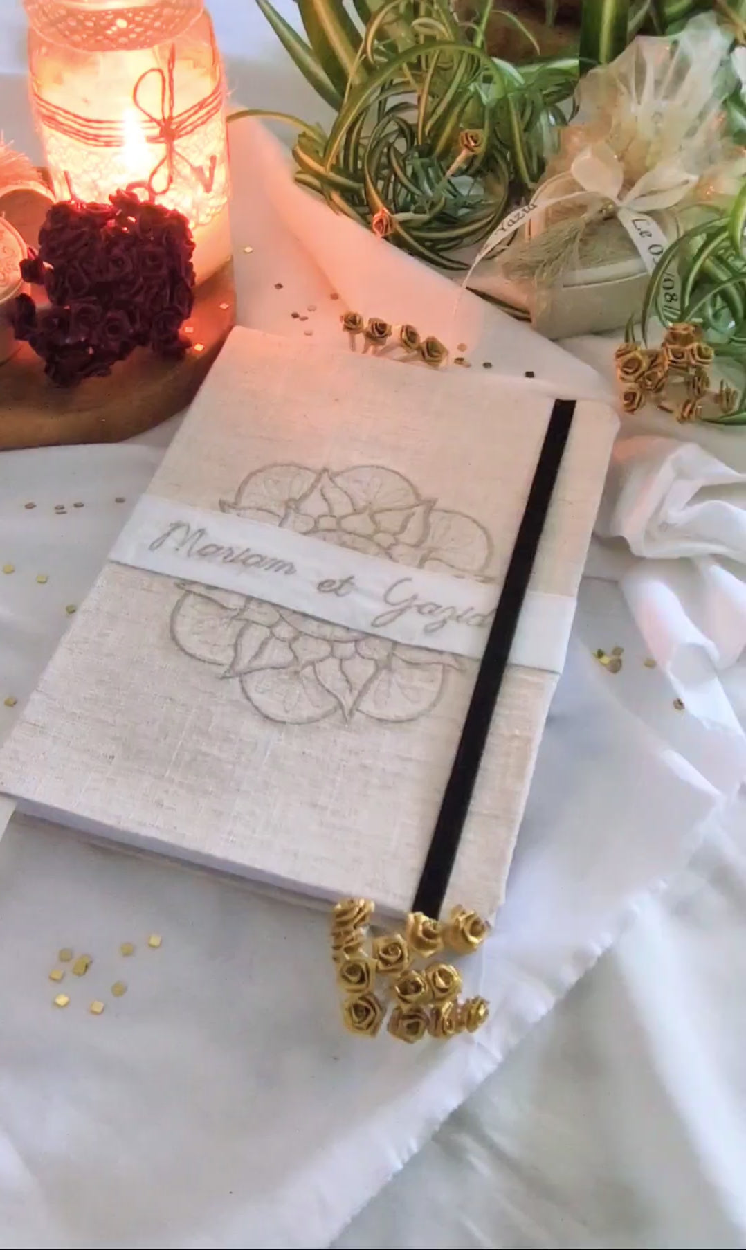 Carnet A5 - Livre d'or personnalisable